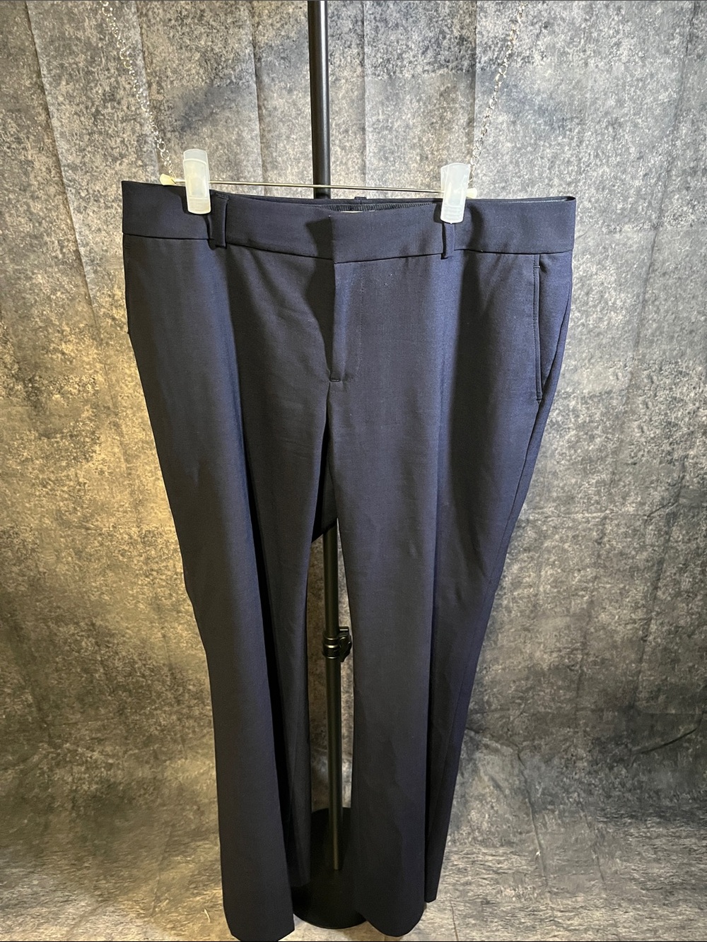 Banana Republic Navy Straight-Leg Dress Pants